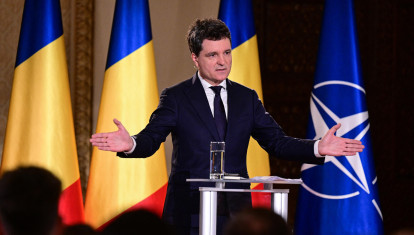 El ganador de las elecciones de Rumanía, Nicusor Dan, en Bucarest