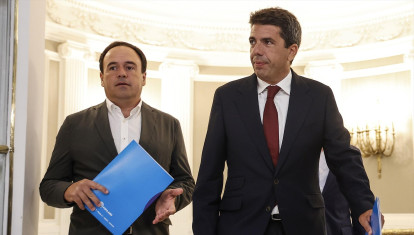 Carlos Mazón y Juanfran Pérez Llorca, en una imagen de archivo