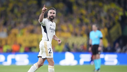 Dani Carvajal, en la final de la Champions 2024