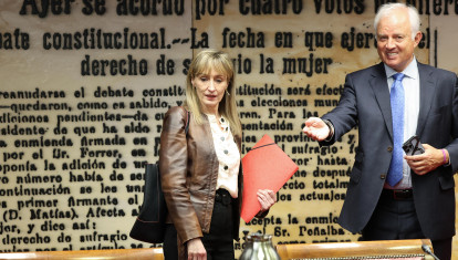 La exresponsable del proyecto de Tragsatec al que estaba adscrita Jésica Rodríguez, Virginia Barbancho, llega a la Comisión de Investigación sobre el ‘caso Koldo’, en el Senado, a 23 de mayo de 2025, en Madrid (España). Virginia Barbancho comparece en la Comisión de Investigación sobre los contratos, licencias, concesiones, ayudas y otras operaciones del Gobierno y del sector público, relacionadas con la intermediación de Koldo García Izaguirre y con las demás personas vinculadas a la trama investigada en la Operación Delorme, y respecto a los presuntos delitos relativos a la corrupción que tengan una relación, directa o indirecta, o conexión con las mismas, para informar en relación con el objeto de la comisión.
Marta Fernández / Europa Press
23 MAYO 2025;BOLAÑOS;COMISIÓN JUSTICIA;SENADO;REFORMAS
23/5/2025