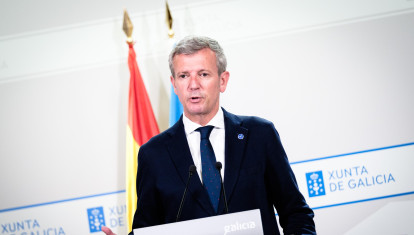 El presidente de la Xunta, Alfonso Rueda