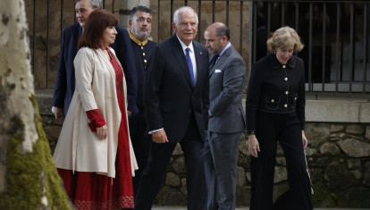 Josep Borrell y Cristina Narbona, en una imagen de archivo