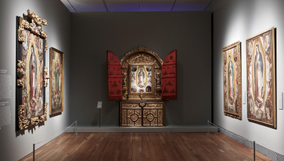 Imagen de una de las salas de la exposición sobre la Virgen de Guadalupe en el Museo del Prado