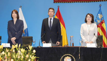 Imagen de archivo de Diana Morant y Carlos Mazón tomada en Alicante