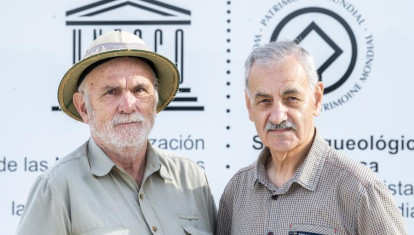 Eudald Carbonell y José María Bermúdez de Castro