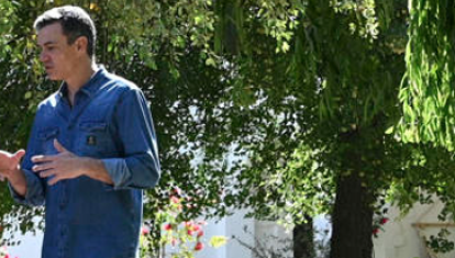 El presidente del Gobierno, Pedro Sánchez en la finca toledana Quintos de Mora