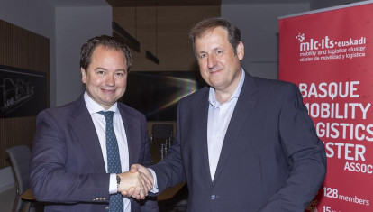 Miguel Ángel Tamarit y Eduardo Lasa, presidentes de Andalucía Logistics y del Clúster de Movilidad