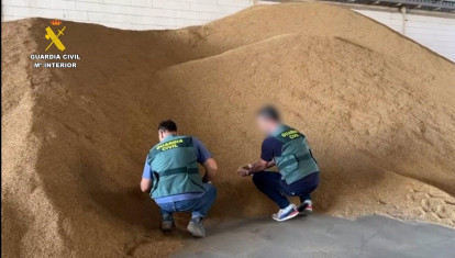 Imagen del arroz sustraído de una cooperativa sevillana