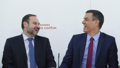 El presidente Sánchez y el entonces ministro José Luis Ábalos en una imagen de archivo
