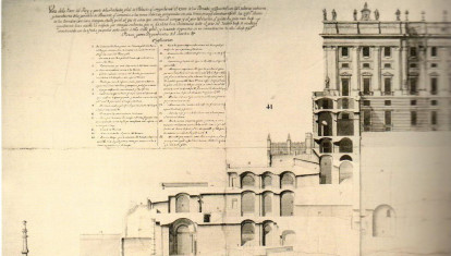 Plano del Palacio Real de Madrid