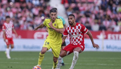 Imagen de archivo del último partido entre Girona y Villarreal.