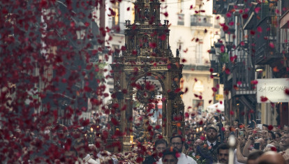 Imagen de la Procesión del Corpus Christi en Valencia.