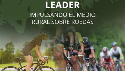 Cartel de la I Vuelta Ciclista a Castilla-La Mancha Leader.