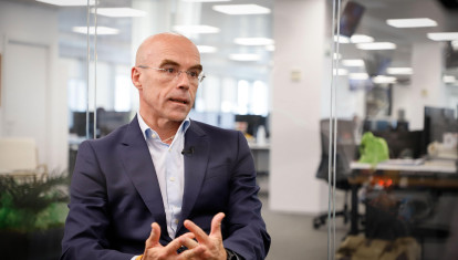 Jorge Buxadé, en la redacción de El Debate