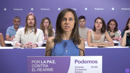 La líder de Podemos, Ione Belarra