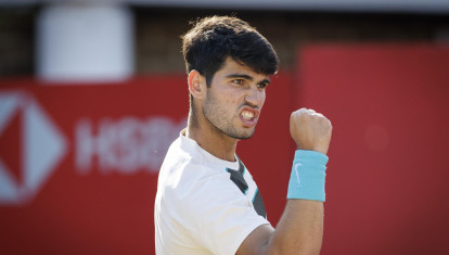 Carlos Alcaraz, en el ATP Queen's 2025