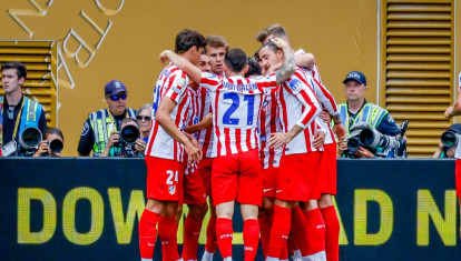 El Atlético de Madrid durante un partido del Mundial de Clubes