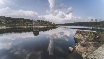 Embalse del Villar, en la Comunidad de Madrid.