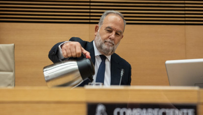 El secretario general del Centro Nacional de Inteligencia, Luis García Terán, en la Comisión de Investigación del Congrso sobr el 17-A