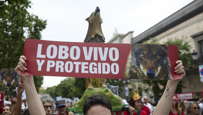 Manifestación para exigir la protección del lobo ibérico