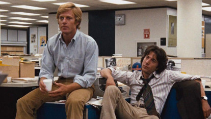 Robert Redford y Dustin Hoffman protagonizan Todos los hombres del presidente