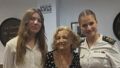 La Princesa de Asturias y la Infanta Sofía