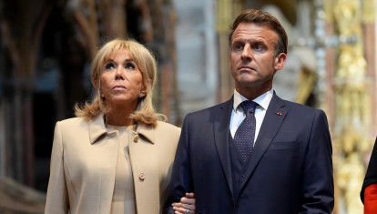 Emmanuel Macron y Brigitte Macron, en una imagen de archivo