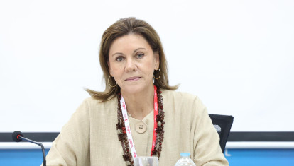 (Foto de ARCHIVO)
La presidenta del Instituto de Liderazgo Político y exministra de Defensa, María Dolores de Cospedal, participa en un coloquio durante los Cursos de Verano CEU-María Cristina, en el Real Centro Universitario Escorial - María Cristina, a 7 de julio de 2025, en San Lorenzo de El Escorial, Madrid (España). El coloquio se engloba dentro del curso ‘La economía española: realidad y perspectivas’, que reúne a altos responsables económicos nacionales e internacionales, expertos del ámbito público y privado, y reconocidos analistas para examinar los principales desafíos que enfrenta la economía de España en el actual contexto global.
Europa Press / Europa Press
07 JULIO 2025;ECONOMÍA;EDUCACIÓN
07/7/2025