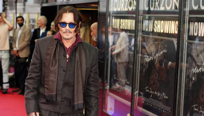 Johnny Depp en la premier de Modigliani: Tres días en Montparnasse (2025)