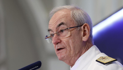 El almirante general Teodoro Esteban López Calderón, jefe del Estado Mayor de la Defensa