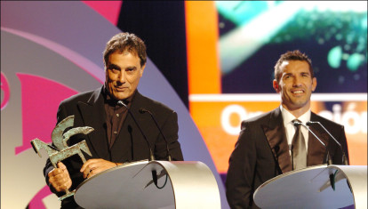 El productor de televisión Toni Cruz, a la izquierda