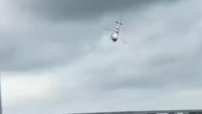 Un helicóptero policial se estrella en un río durante un entrenamiento en Malasia