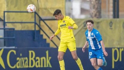 Dani Requena, en un partido con el Villarreal