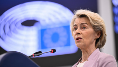 La presidenta de la Comisión Europea, Ursula von der Leyen