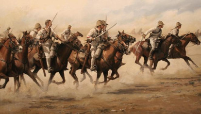 Carga de Taxdirt, obra de Augusto Ferrer-Dalmau