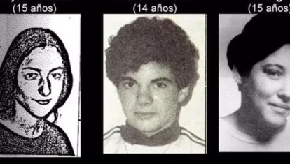 Imagen de las tres víctimas del caso Macastre