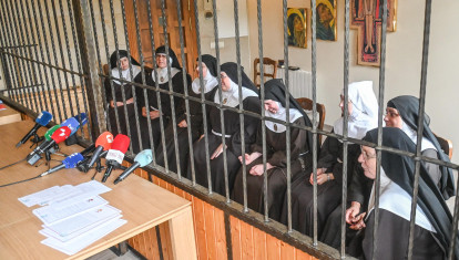 Rueda de prensa de las exclarisas de Belorado en el Monasterio de Santa Clara