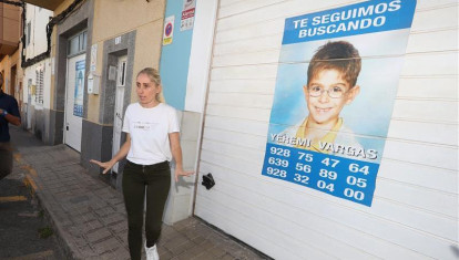 La madre de Yéremi, Thaisa Suárez, todavía busca a su hijo