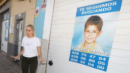 La madre de Yéremi, Thaisa Suárez, todavía busca a su hijo