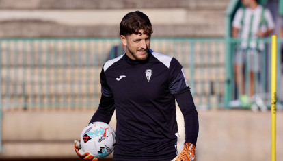 Carlos Marín, durante un entrenamiento