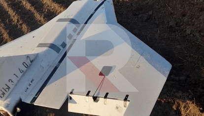 Restos de uno de los siete drones rusos derribados en Polonia