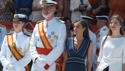 Formación de S.A.R. La Princesa de Asturias en la Armada.