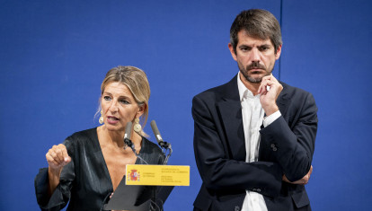 Yolanda Díaz y Ernest Urtasun