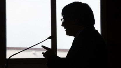 El presidente de Junts, Carles Puigdemont, este mes de agosto
