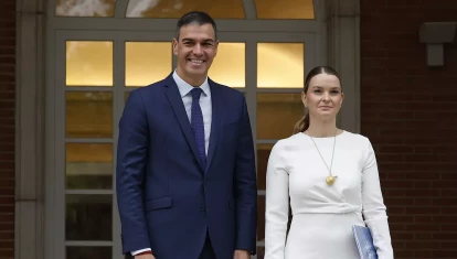 Pedro Sánchez y la presidenta de Baleares, Marga Prohens, en un encuentro en La Moncloa