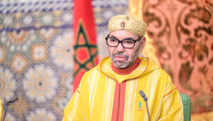 El Rey de Marruecos Mohamed VI durante un discurso el pasado 31 de octubre