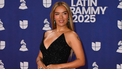 Mandatory Credit: Photo by C Flanigan/imageSPACE/Shutterstock (15761176ab)
Karol G attends The 26th Annual Latin GRAMMY Awards at MGM Grand Garden Arena on November 13, 2025 in Las Vegas, Nevada. . Photo: Casey Flanigan/imageSPACE
26th Annual Latin GRAMMY Awards, Arrivals, Las Vegas, Nevada, USA - 13 Nov 2025 *** Local Caption *** .
