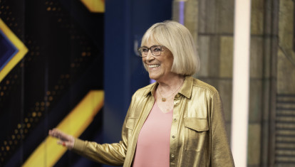 Carmen Maura during the TV show 