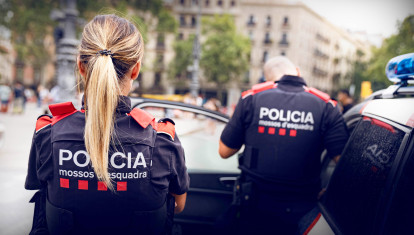 Agentes de los Mossos d'Esquadra, en una imagen de archivo