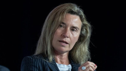 La exvicepresidenta de la Comisión Europea, Federica Mogherini